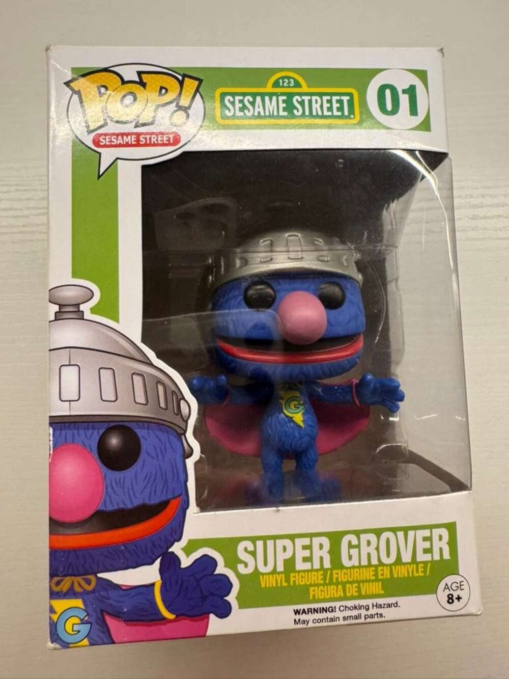 Funko Pop TV! Sesame Street Super Grover 01 Brand New With Box